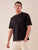 T-Shirt manica corta oversize jersey uomo. CON2906425 BLACK CONSENSO Uomo
