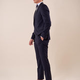 Abito smoking cerimonia elegante giacca monopetto uomo TM/NAPOLIPRS BLU MEDIO ITALIAN FORMAT 