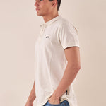 Polo manica corta cotone elasticizzato. DM1881 LUNAR WHITE DATCH 