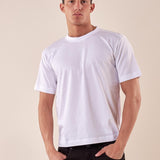 T-Shirt manica corta oversize jersey uomo. CON2906425 WHITE CONSENSO 
