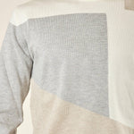 Maglia Uomo Invernale Girocollo in Misto Viscosa con Intarsi. Eleganza e Comfort in Stile Moderno. MI3172H OFF WHITE HAMAKI-HO 