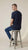 T-Shirt Uomo a Manica Corta in Tessuto Tecnico Traspirante M49930 BLU SUPERIOR VINTAGE Uomo