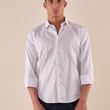 Camicia Uomo Manica Lunga 100% cotone. M48643 BIANCO SUPERIOR VINTAGE 