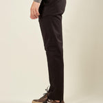Pantalone Uomo in Cotone Elasticizzato Invernale con Tasche allAmericana. Comfort e Stile per la Stagione Fredda. PSI1781H NERO HAMAKI-HO 