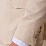 Giacca uomo due bottoni regular fit asca con pattine. OE1S2S5G12 BURRO OVER-D 