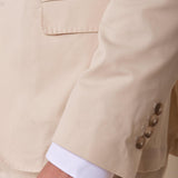 Giacca uomo due bottoni regular fit asca con pattine. OE1S2S5G12 BURRO OVER-D 