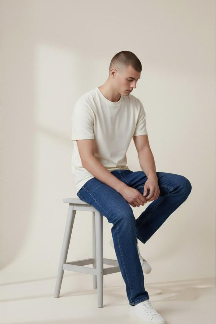 T-Shirt Uomo a Manica Corta in Tessuto Tecnico Traspirante M49930 OFF WHITE SUPERIOR VINTAGE Uomo 