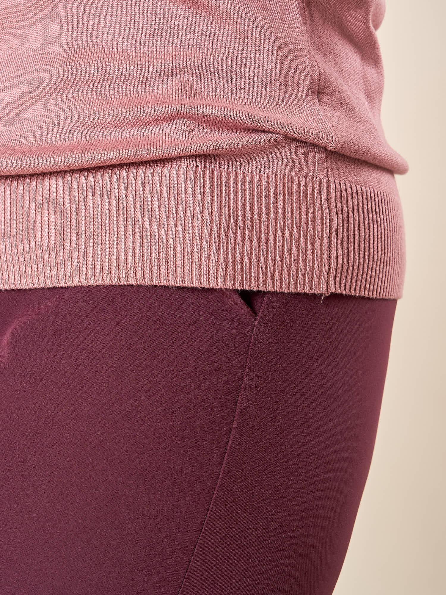 Dolcevita Donna Curvy in viscosa manica lunga basico ed essenziale. F712YBF02L CIPOLLA Lizalù 