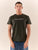 T-shirt Uomo manica corta in cotone 100% con logo stampato a contrasto