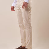 Pantalone chino slim fit con risvolto uomo. OE1S2S5P32 BURRO OVER-D Uomo 