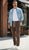 Pantalone Uomo Modello Pantalaccio Slim Fit con Laccetto OC1S2S6P08 MORO OVER-D Uomo