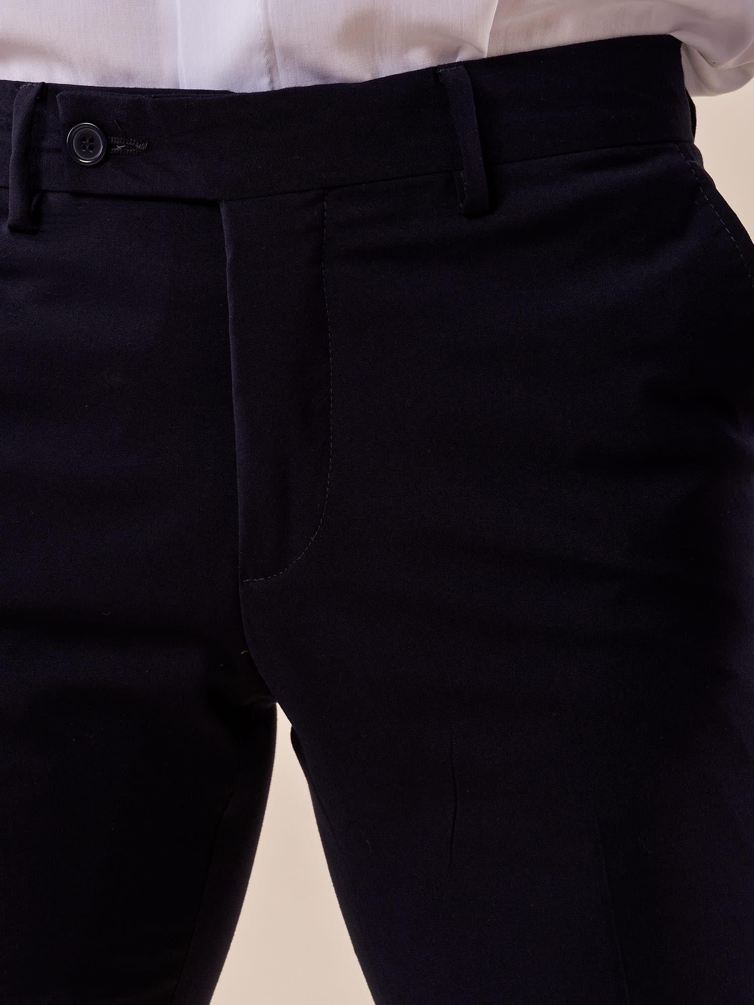 Pantalone da Uomo classico slim fit tasche all'americana. TM/NAP/D/7PANT BLU MEDIO ITALIAN FORMAT 