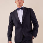 Abito classico cerimonia giacca rever a lancia in raso uomo. TM/NAPOLIPRL BLU ITALIAN FORMAT Uomo 