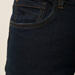 Jeans Uomo 5 Tasche Slim Fit Lavaggio Scuro. Stile, Comfort e Versatilità M49301 DENIM GUY Uomo 