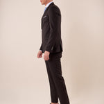 Abito uomo giacca 2 bott. tasche filetto con pattine. OC1S2S5A05 NERO OVER-D 