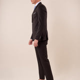 Abito uomo giacca 2 bott. tasche filetto con pattine. OC1S2S5A05 NERO OVER-D 