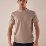 T-Shirt cotone piquet stretch manica corta uomo. CON2802425 SAND CONSENSO 