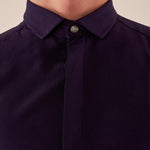 Camicia da uomo manica lunga in viscosa 100% con collo classico. PAMPERO BLU BLACKSUNDAY 