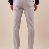 Pantalone da Uomo classico slim fit tasche all'americana. TM/NAP/D/7PANT PERLA ITALIAN FORMAT Uomo 