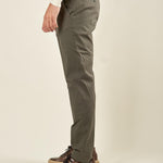 Pantalone Uomo in Cotone Elasticizzato Invernale con Tasche allAmericana. Comfort e Stile per la Stagione Fredda. PSI1781H VERDE HAMAKI-HO 