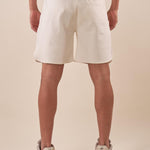 Bermuda Uomo in misto cotone sportivo. DM9221 LUNAR WHITE DATCH 
