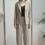 Giacca da Donna Foderata con Tasche a Pattina Elasticizzata PG143GC BEIGE EXTASY 
