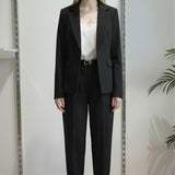 Pantalone Donna Balloon alla Caviglia con Pinces e Tasche Dietro con Pattine. PG114P NERO EXTASY 