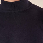 Lupetto Uomo in Misto Lana. Calore naturale e stile essenziale per linverno CON/3013900 NAVY CONSENSO 