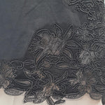 T-Shirt Donna in Cotone Elasticizzato con Ricamo Floreale. TS004896 NERO ARTIGLI Donna 