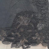 T-Shirt Donna in Cotone Elasticizzato con Ricamo Floreale. TS004896 NERO ARTIGLI Donna 