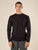 T-shirt da Uomo Girocollo Manica Lunga in Caldo Cotone Comfort Termico e Stile Minimal