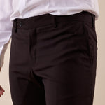 Pantalone da Uomo classico slim fit tasche all'americana. TM/NAP/D/7PANT NERO ITALIAN FORMAT 