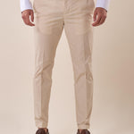Pantalone chino slim fit con risvolto uomo. OE1S2S5P32 BURRO OVER-D Uomo 