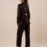 Giacca da Donna in Pizzo Elegante con pattine. GI000737 NERO ARTIGLI 