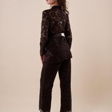 Giacca da Donna in Pizzo Elegante con pattine. GI000737 NERO ARTIGLI 