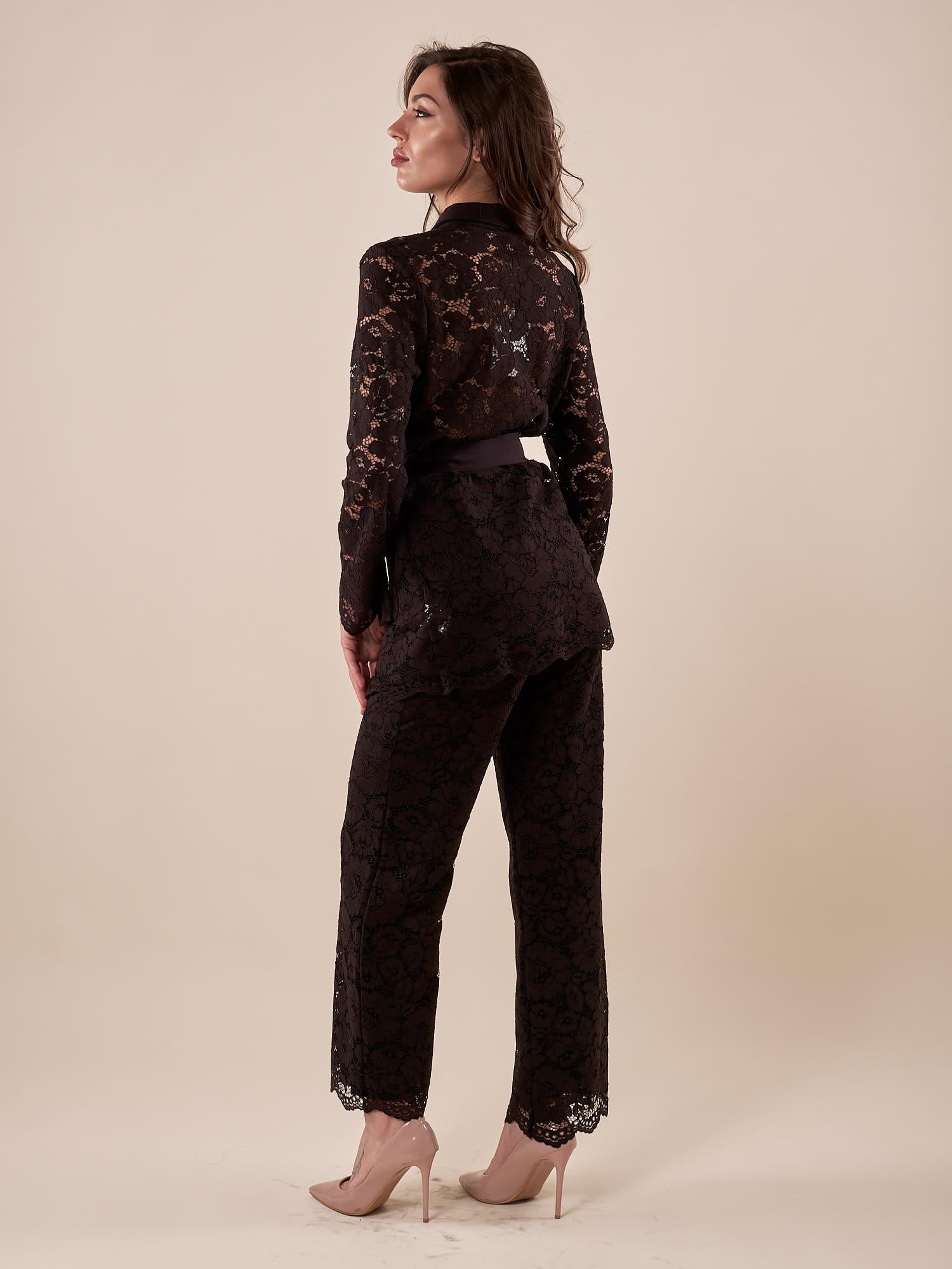 Giacca da Donna in Pizzo Elegante con pattine. GI000737 NERO ARTIGLI 