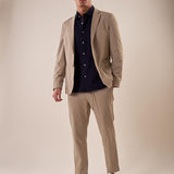 Giacca tessuto tecnico stretch no stiro uomo. GAE1596H BEIGE HAMAKI-HO Uomo 