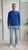 Maglia Uomo 100% Cotone a Manica Lunga  Comfort Naturale e Stile Versatile CON3700900 ROYAL BLUE CONSENSO Uomo