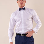 Camicia diplomatica cotone elasticizzata uomo. FBSOFT/DIPLO BIANCO FB 