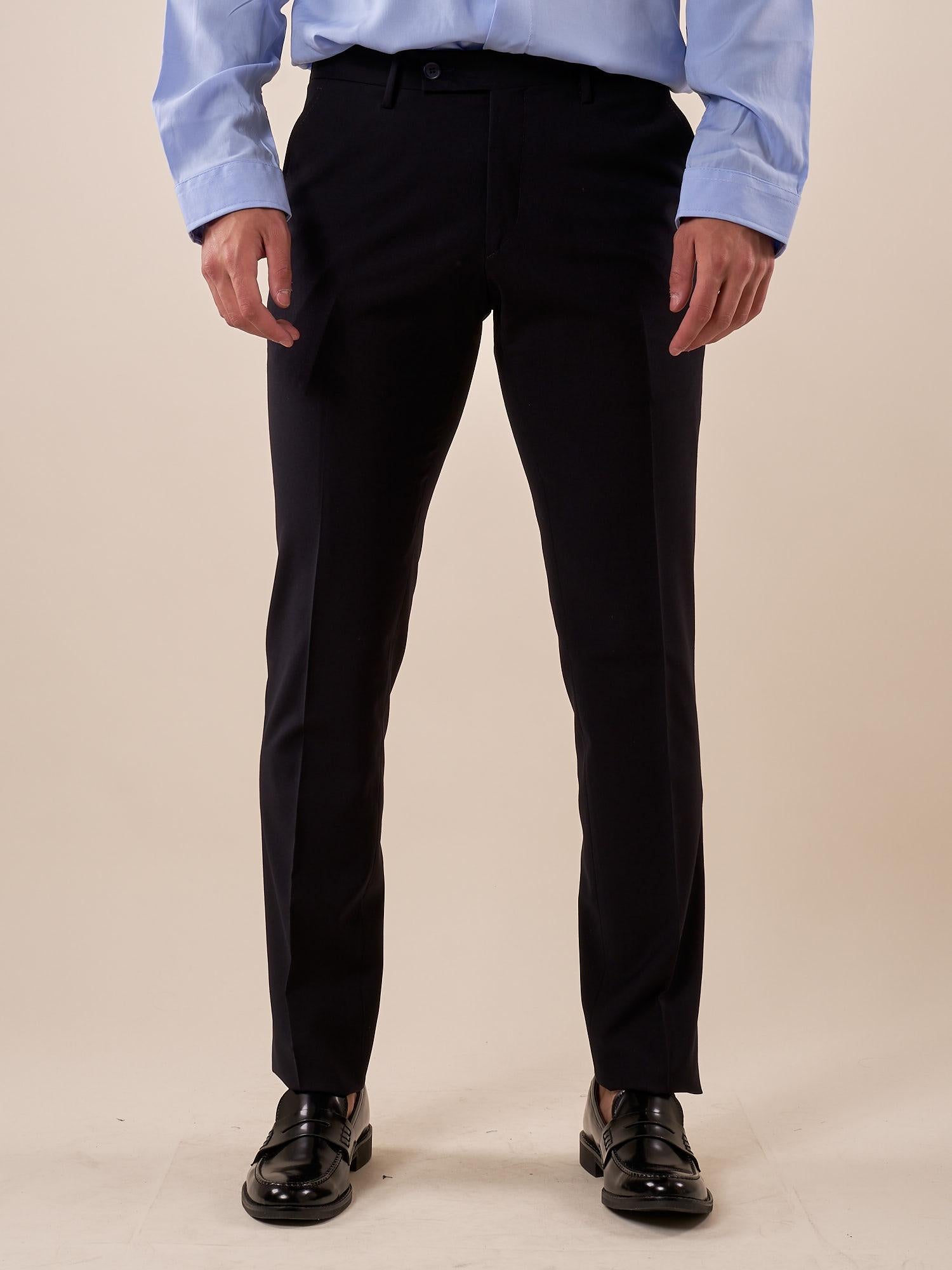 Pantalone da Uomo classico slim fit tasche all'americana. TM/NAP/D/7PANT BLU ITALIAN FORMAT 