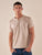 T-shirt Uomo in cotone 100% con colletto serafino.