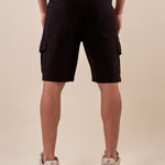 Bermuda Uomo in felpa con tascone laterale. DM9206 NERO DATCH 