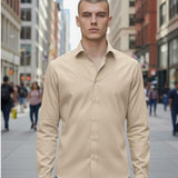 Camicia Uomo No Stiro in Jersey Ultra Stretch Manica Lunga. CON5413426 PANAMA CONSENSO 