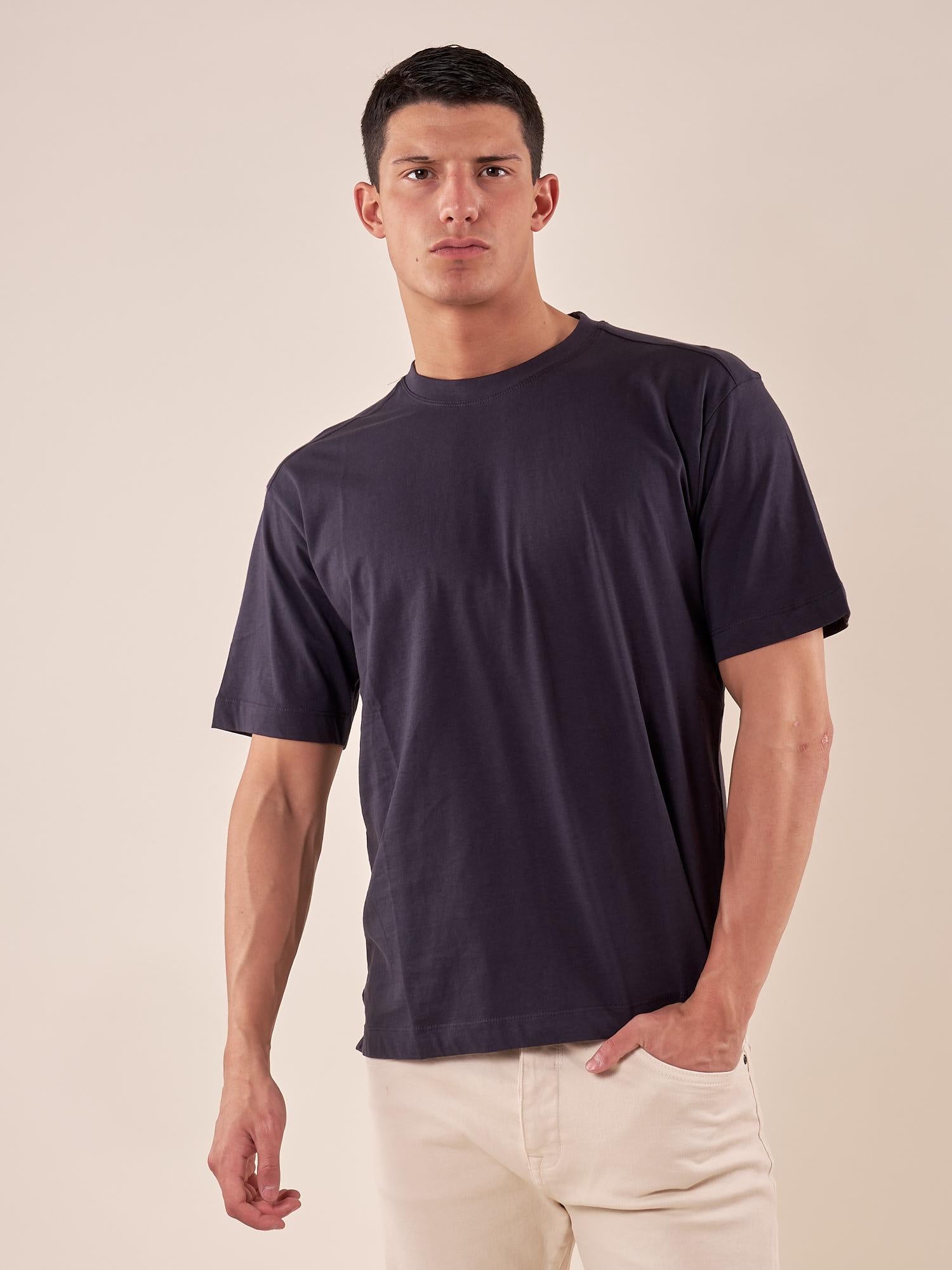 T-Shirt manica corta oversize jersey uomo. CON2906425 NAVY CONSENSO Uomo 