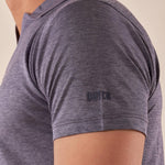Polo da uomo manica corta in cotone mercerizzato con collo derby. DM9303 BLU DATCH 
