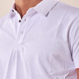 Polo manica corta cotone mercerizzato uomo. DM9291 BIANCO DATCH 