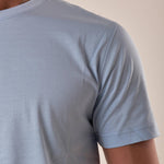 T-Shirt manica corta 100% cotone mercerizzato uomo. DM9302 SKY BLUE DATCH Uomo 