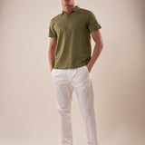 Polo manica corta collo derby piquet stretch uomo. CON2804425 CACTUS CONSENSO 