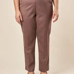 Pantalone Donna Curvy con Elastico  Eleganza e Comfort per Ogni Giorno. F646YBFDIOMIRA AMARONE Lizalù 