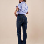 Jeans Donna a zampa elasticizzato 5 tasche. DE002353 DENIM ARTIGLI 
